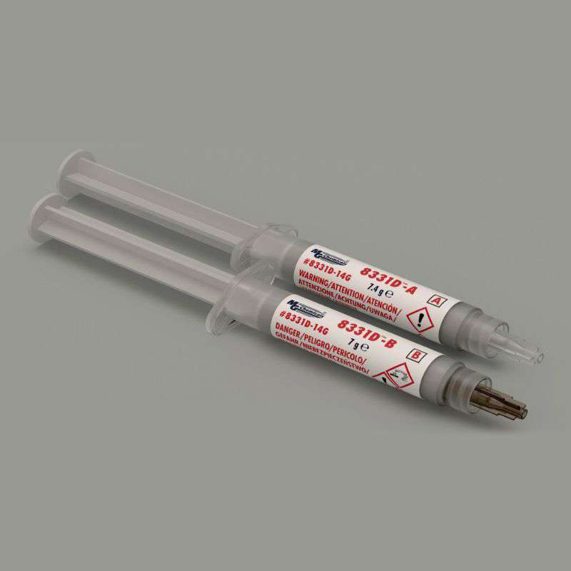 High Strength Silver Conductive Epoxy, 2 - 3-Mil. Syringes, 10 Min Work Time